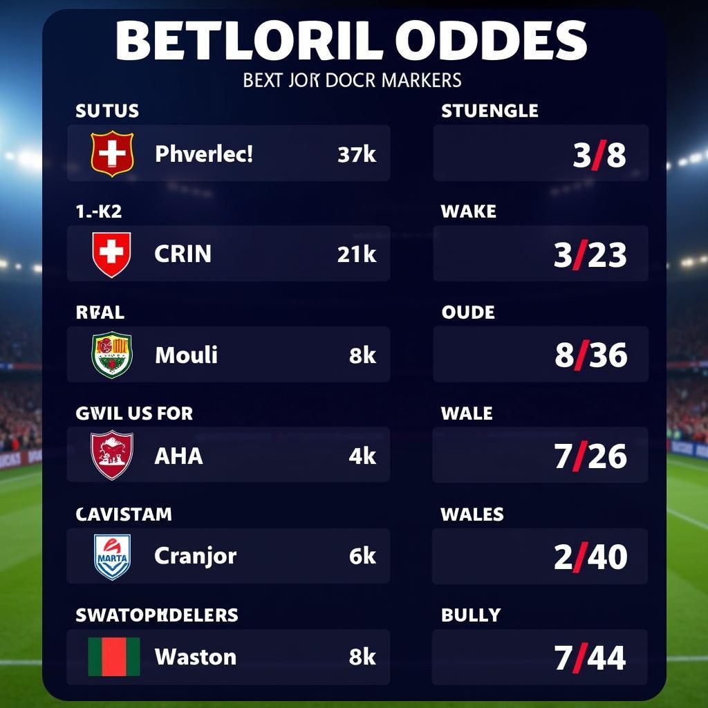 Soi kèo Thụy Sĩ vs Wales: Tỷ lệ cược