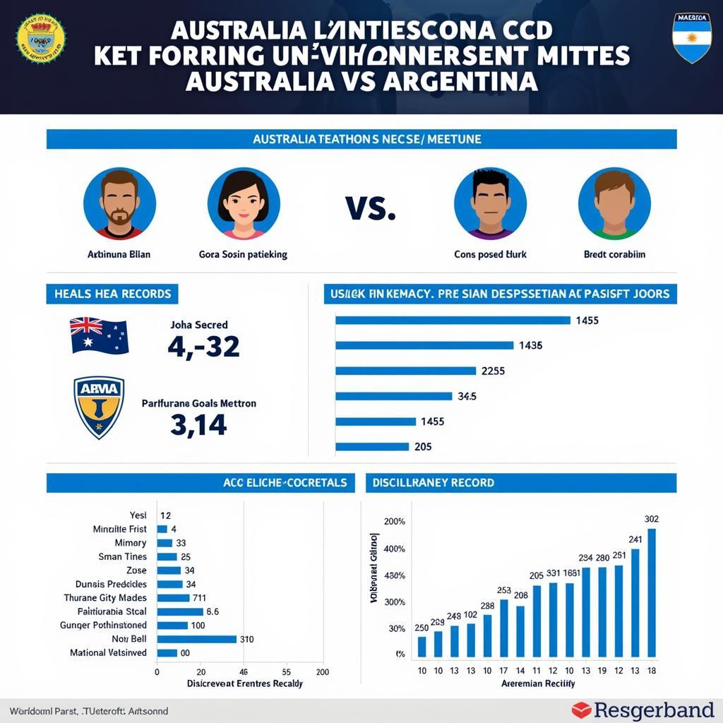 Thống kê Úc vs Argentina