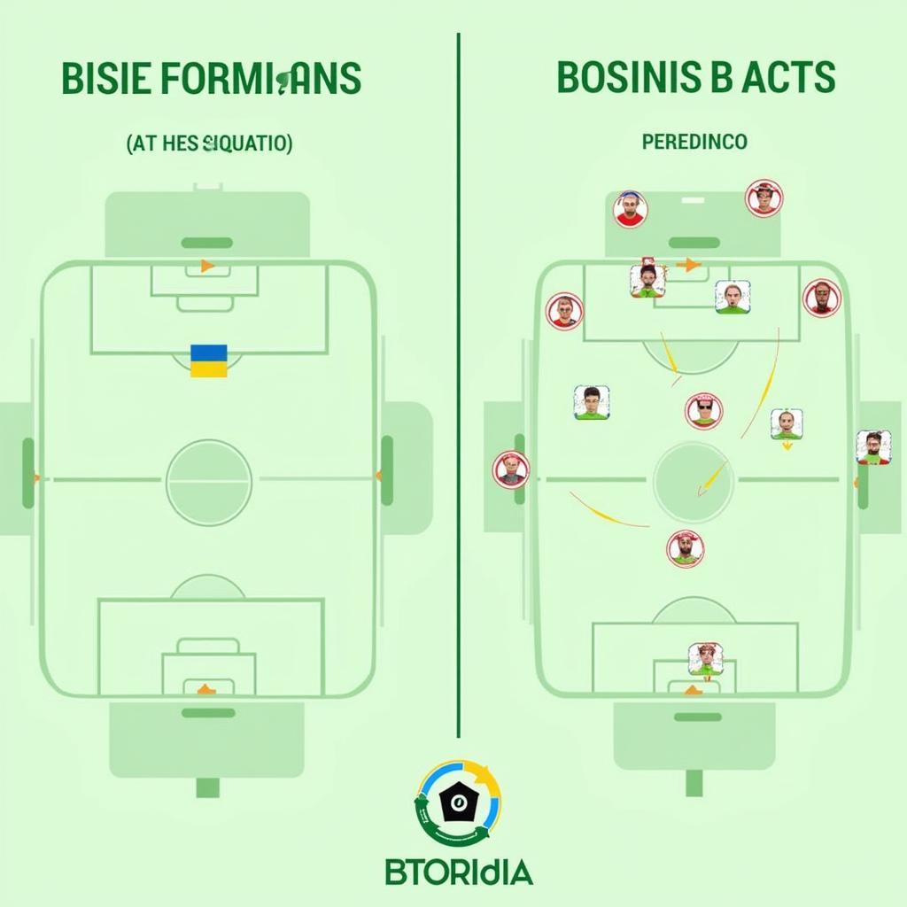 Chiến thuật dự kiến Ukraine vs Bosnia Herzegovina