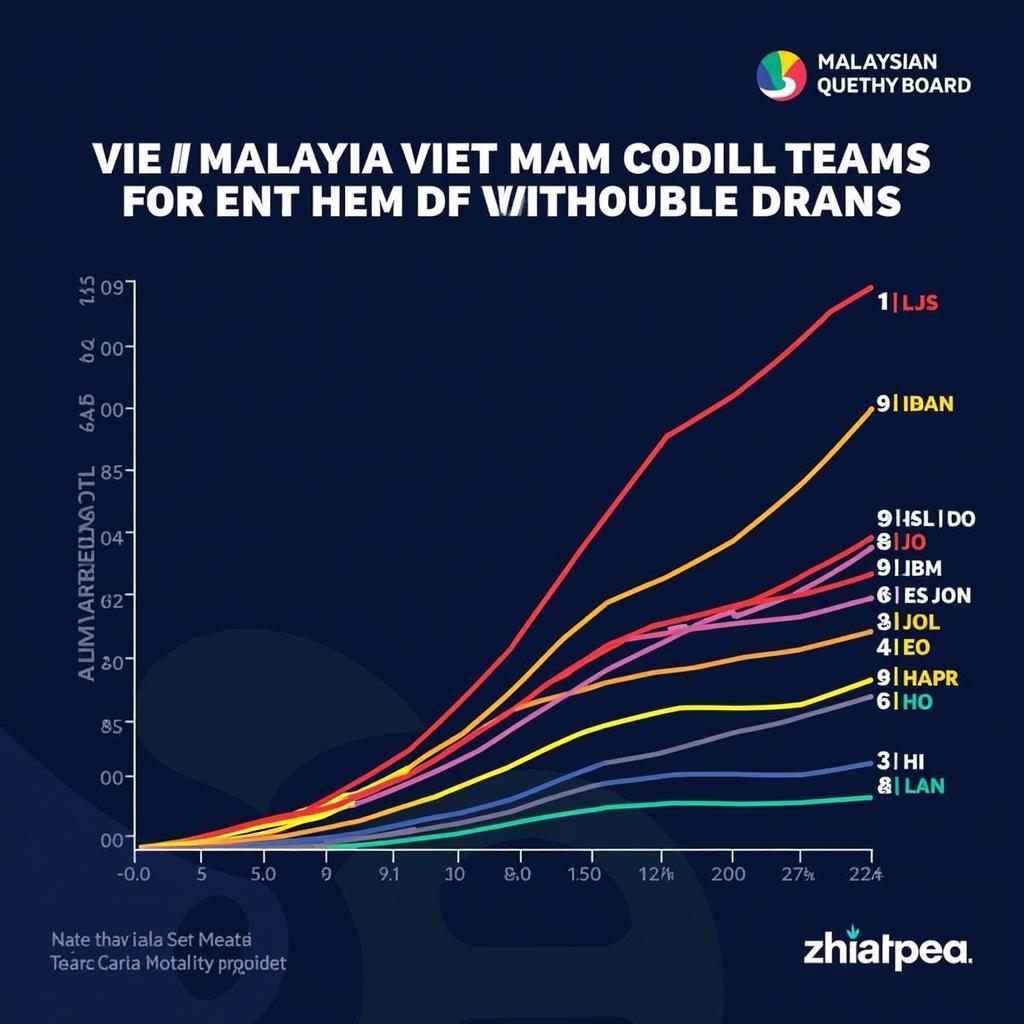 Soi kèo Việt Nam-Malaysia: Đồ thị biểu diễn phong độ gần nhất của hai đội tuyển