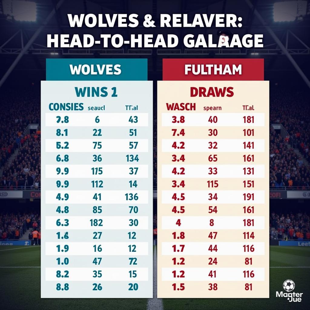 Lịch sử đối đầu Wolves vs Fulham