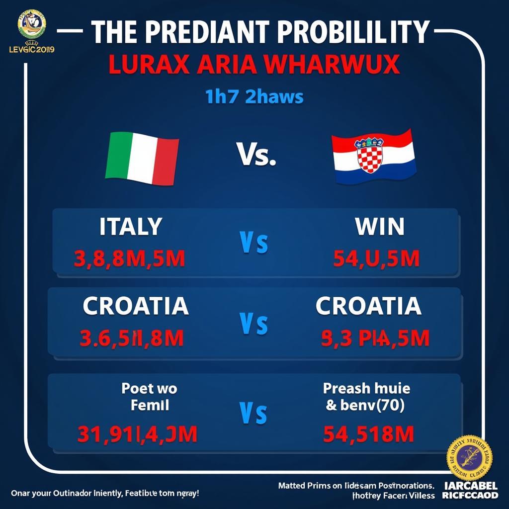 Dự đoán kết quả Ý vs Croatia