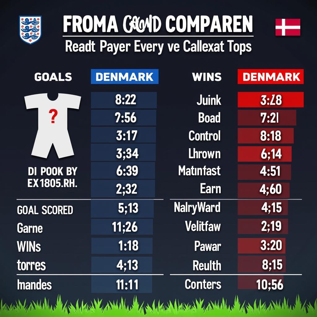 Phân tích phong độ Anh vs Đan Mạch