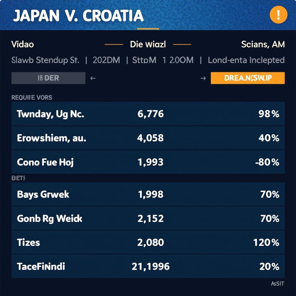 Tỷ lệ kèo Nhật Bản Croatia