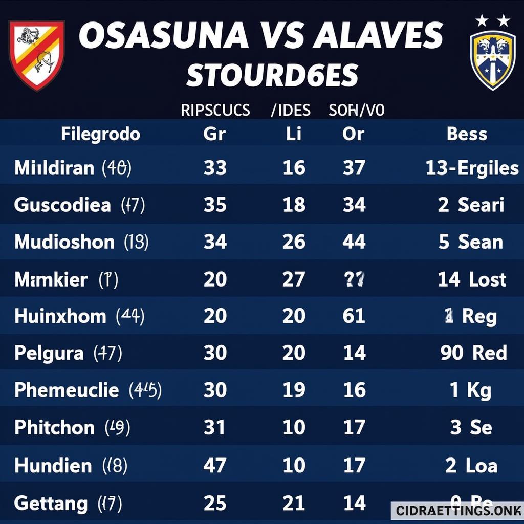 Tỷ lệ kèo Osasuna vs Alaves