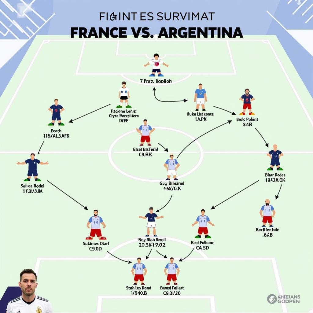 Chiến thuật Pháp vs Argentina